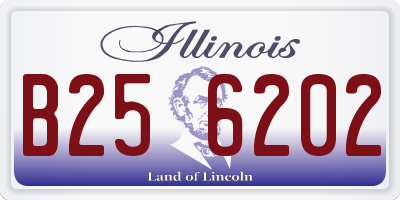 IL license plate B256202