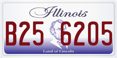 IL license plate B256205