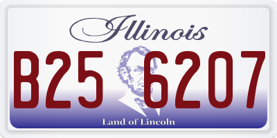 IL license plate B256207