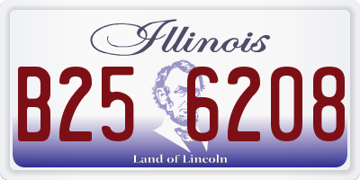 IL license plate B256208
