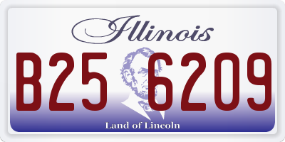 IL license plate B256209