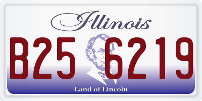 IL license plate B256219