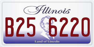 IL license plate B256220