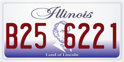 IL license plate B256221