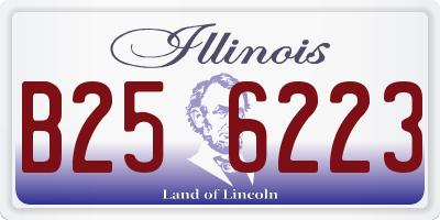 IL license plate B256223