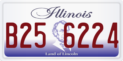 IL license plate B256224