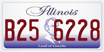 IL license plate B256228