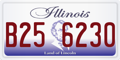 IL license plate B256230