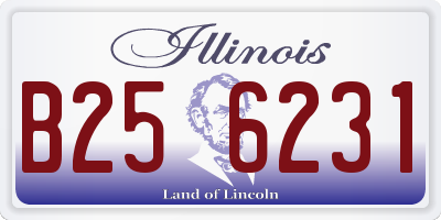 IL license plate B256231