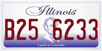 IL license plate B256233