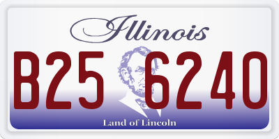 IL license plate B256240
