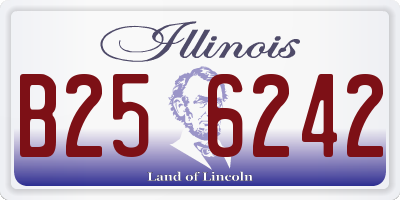 IL license plate B256242