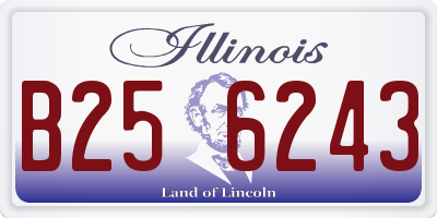 IL license plate B256243