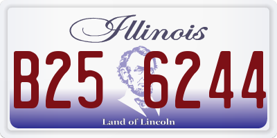 IL license plate B256244