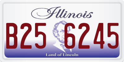 IL license plate B256245