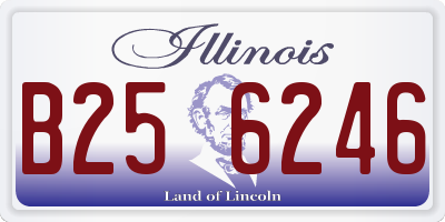 IL license plate B256246