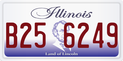 IL license plate B256249