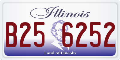 IL license plate B256252