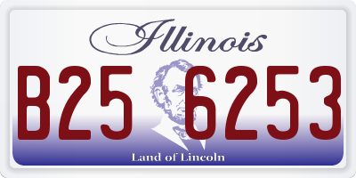 IL license plate B256253