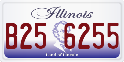 IL license plate B256255