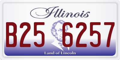 IL license plate B256257