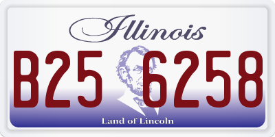 IL license plate B256258