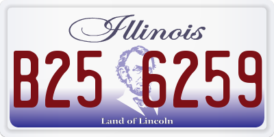 IL license plate B256259