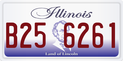 IL license plate B256261