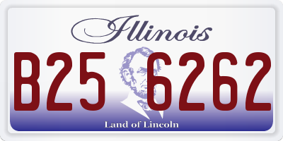 IL license plate B256262