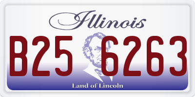 IL license plate B256263