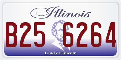 IL license plate B256264