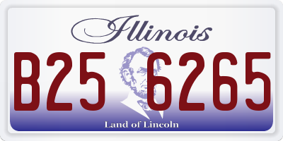 IL license plate B256265