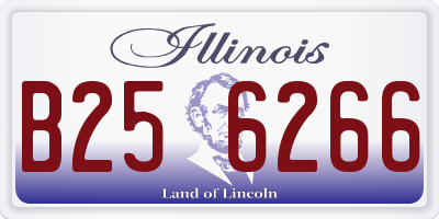 IL license plate B256266