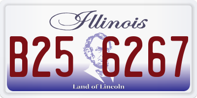 IL license plate B256267