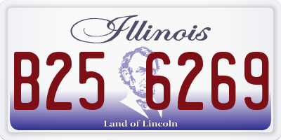 IL license plate B256269