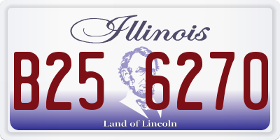 IL license plate B256270