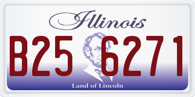IL license plate B256271
