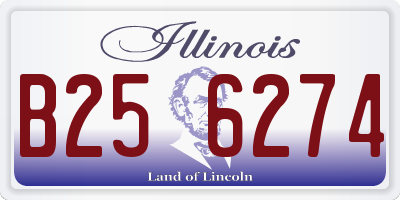 IL license plate B256274