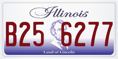 IL license plate B256277