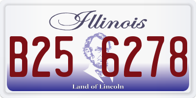 IL license plate B256278