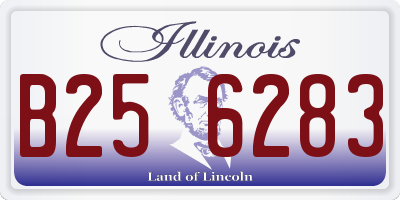 IL license plate B256283