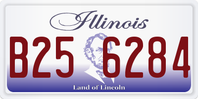 IL license plate B256284