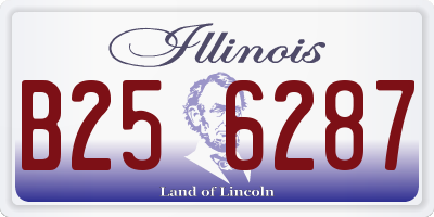 IL license plate B256287