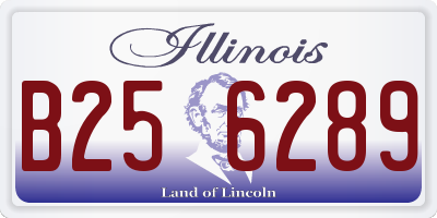 IL license plate B256289