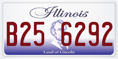 IL license plate B256292