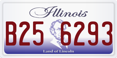 IL license plate B256293