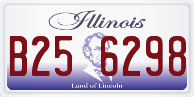 IL license plate B256298