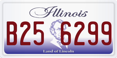 IL license plate B256299