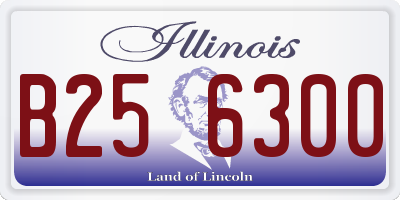 IL license plate B256300