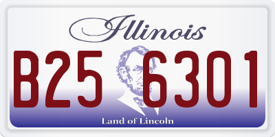 IL license plate B256301